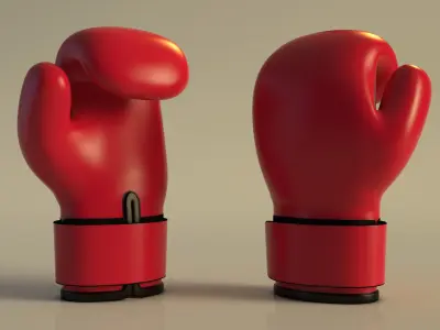 SPORT---BOXE---Glove boxing glove 3D model