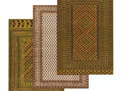 Rug Set 1937 3D model