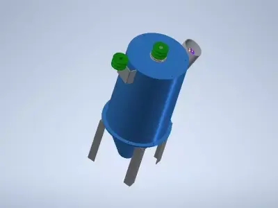 Leaf cutting machine 3D model