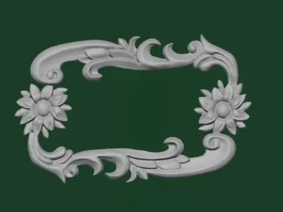 Frame Decor 3D print model shop