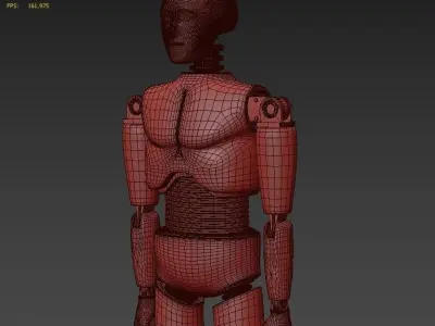 Crash test dummy 3D model