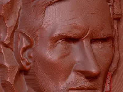 Messi two models 3D print model