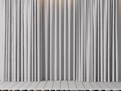 hadi curtains 69 Low-poly 3D model