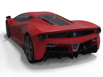 Ferrari supercar 3D model