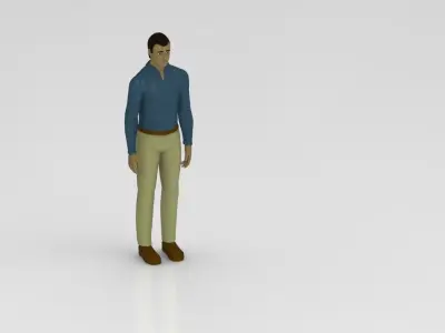 man design 3D print model