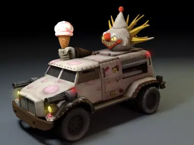 Sweethtooth Twisted Metal Black HD  3D model