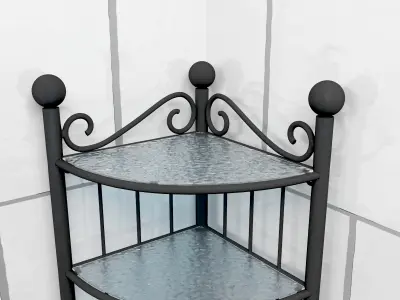 Bathroom shelf 3D model