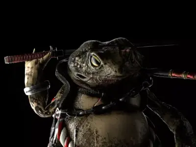 Shinobi Toad Low-poly 3D model