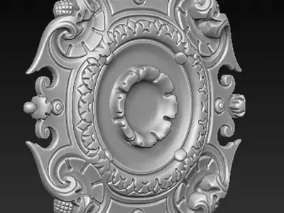 Ceiling Relief 4   3D model 3D print model