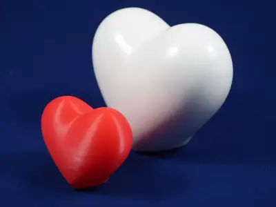 Heart love 3D print model