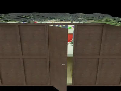 3D Succah sims dining room 3D model