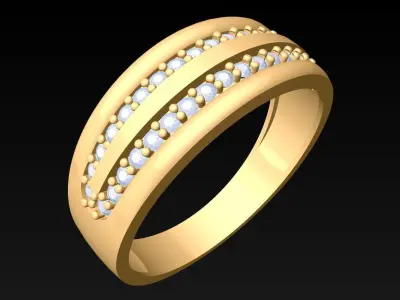 Diamond Ring  - N2115 Free 3D print model
