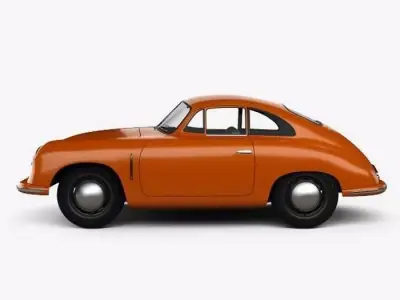 Porsche 356 Coupe 1948 3D model