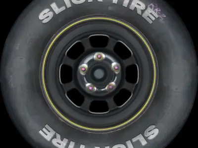 Nissan Silvia s14 3d model Low-poly 3D model