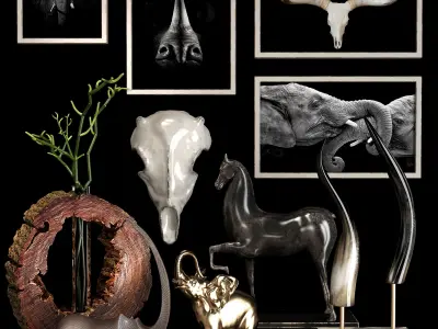 Decor set 44 3D model