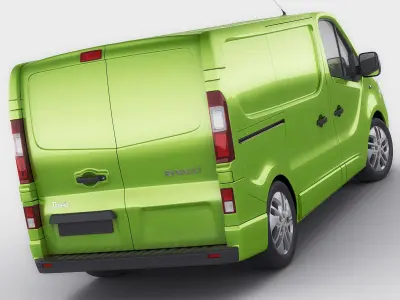 Renault Trafic 2015 panel van 3D model