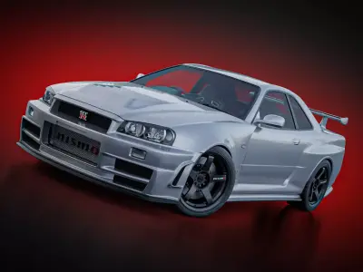 Nissan Skyline GTR R34 Nismo Z-Tune  3D model