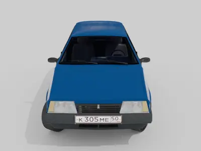 Lada Sputnik Samara 1984 3D model
