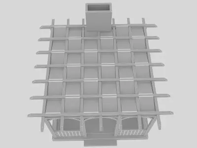 garden camellia 05 Low-poly 3D model