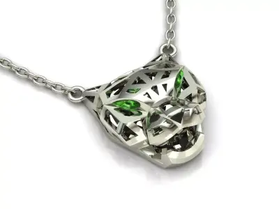 Panthere Pendant Brand Jewelry 3D print model