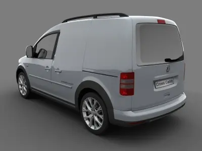 Volkswagen Cross Caddy Kasten 2013 3D model