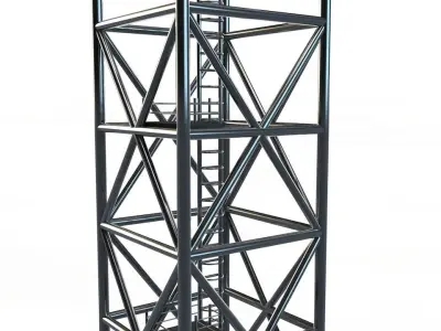 Scaffolding Tower 3D model