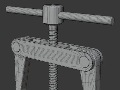Bearing Puller Tool 3D model