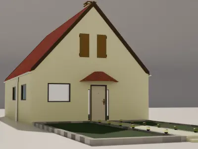 French House 3D model
