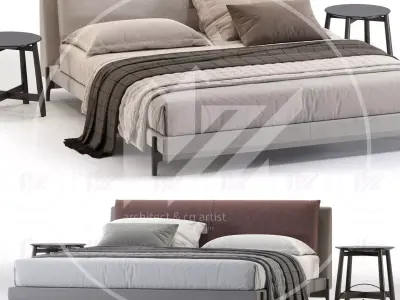 Ditreitalia Kim Bed  3D model