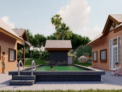 chalet  3D model