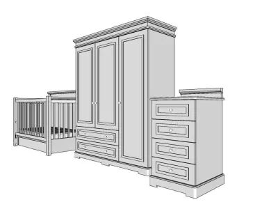 Shah baby room set 3D print model