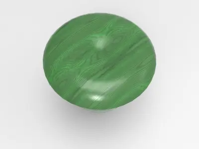 Acorn Stool Low-poly 3D model