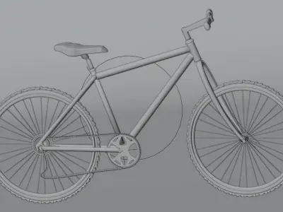 Speedy Blue Bike 3D model