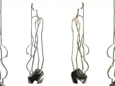 Abstract Sculpture 3D model 4