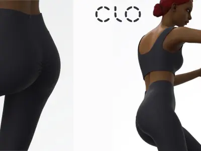 sports suit 3D model