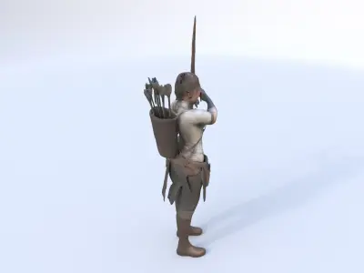 Archery 3D model