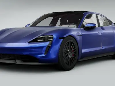 Porsche Taycan Turbo S 3D model