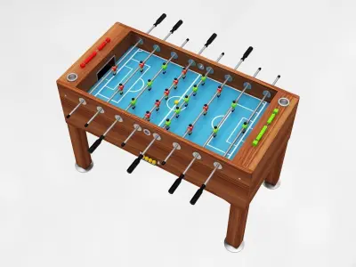 soccer table 3D model