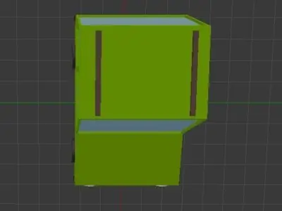 Cartoon Low Poly Car Low-poly 3D model