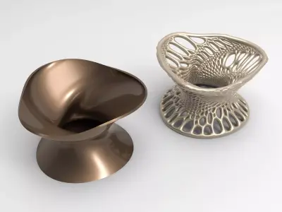 Vase Voronoi 51 3D print model