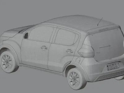 Fiat Mobi 3 Like 1 Flex 3D model