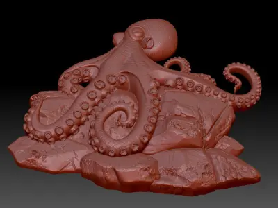 Octopus 3D print model