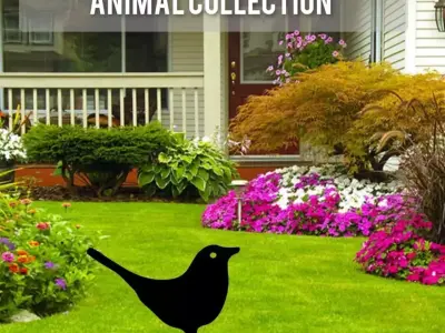 Wonderful Artificial Bird Home and Garden Outdoor Lawn Decor 3D model get