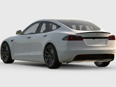 Tesla Model S Plaid 3D model