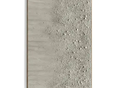 Plaster Two Photo Frame 525 Low-poly 3D model