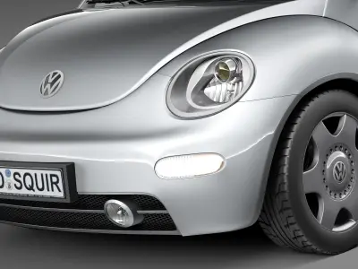 Volkswagen Beetle 1998-2005 3D model