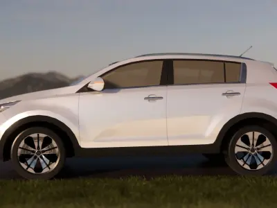 Kia SUV car 3D model