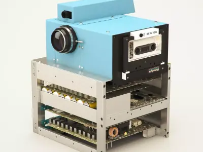 Digital Camera Prototype by Eastman Kodak engineer Steven Sasson 3D model