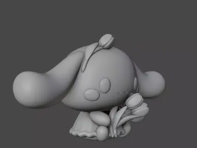 Sanrio cinnamoroll 16 3D print model