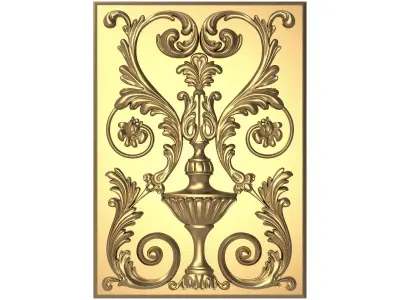  decorative pattern ready for 3D printing 3D model 104